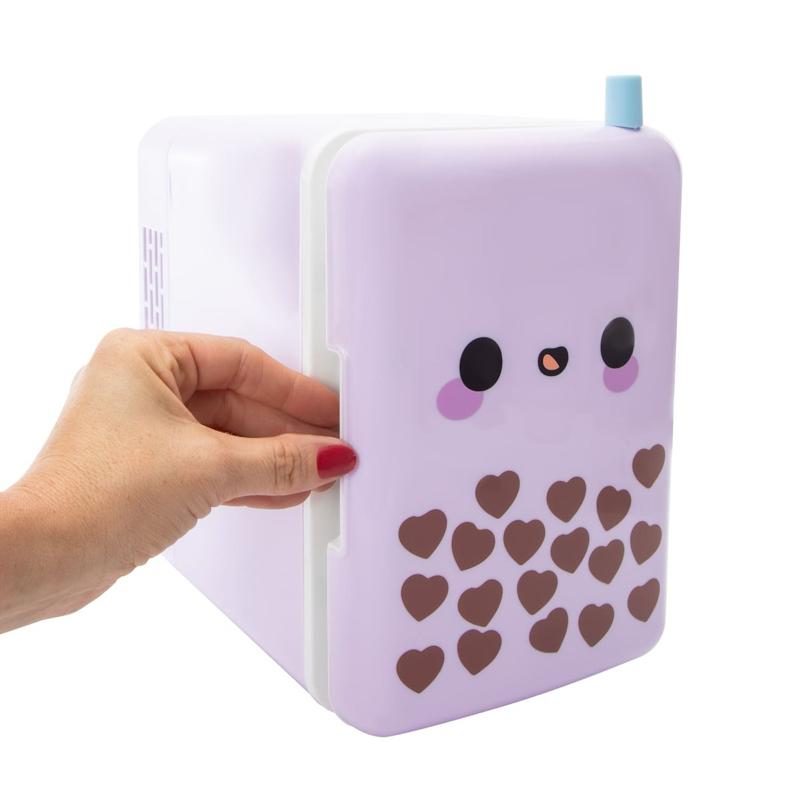 Boba Tea Mini Beauty Fridge for home and office and for make up products skin care drinks cosmetic product storage
