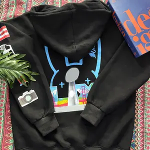 Bunnie Here Ver2 Hoodie, Unisex Urban Streetwear Tee, Trendy Graphic Hoodie, Perfect Everyday Fashion Gift For Men & Women