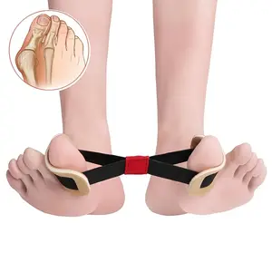 Three elastic straps, designed for thumb stretching and big toe exercises, specifically for foot bone health and toe care, perfect for nighttime exercise at home. These separated toe straps are comfortable, suitable for stretching, as well