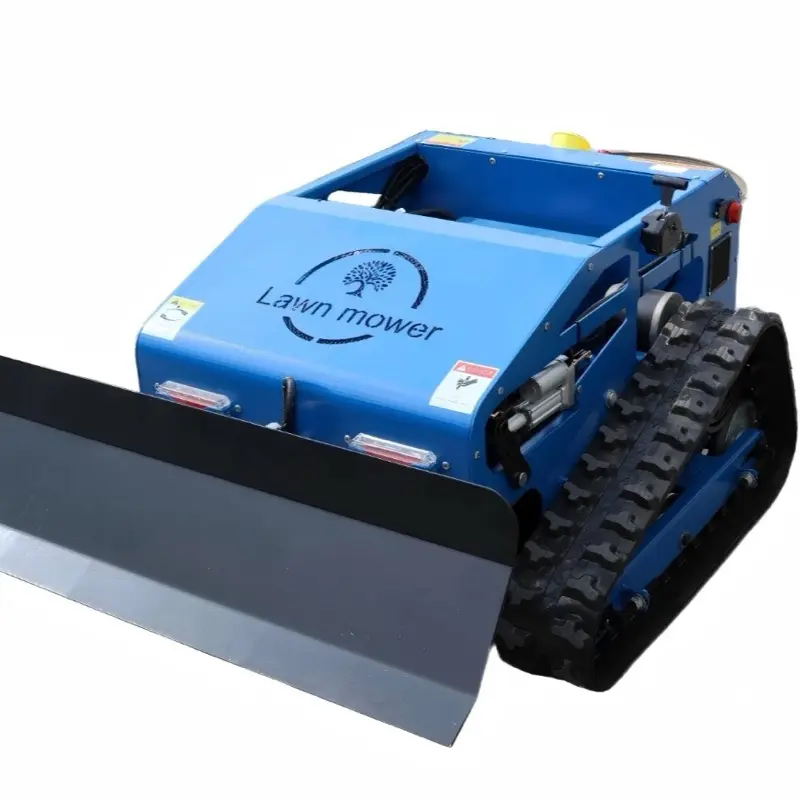 21.6''Lawn Track Grass Cutter Garden Remote Control Automatic Mower Snow Thrower