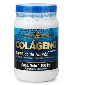 Colageno 1,1 kg Reinforced with Thiamine Pyridoxine Cyanocobalamin Healthcare Dietary Edible Collagen Supplement for Beauty and Fitness