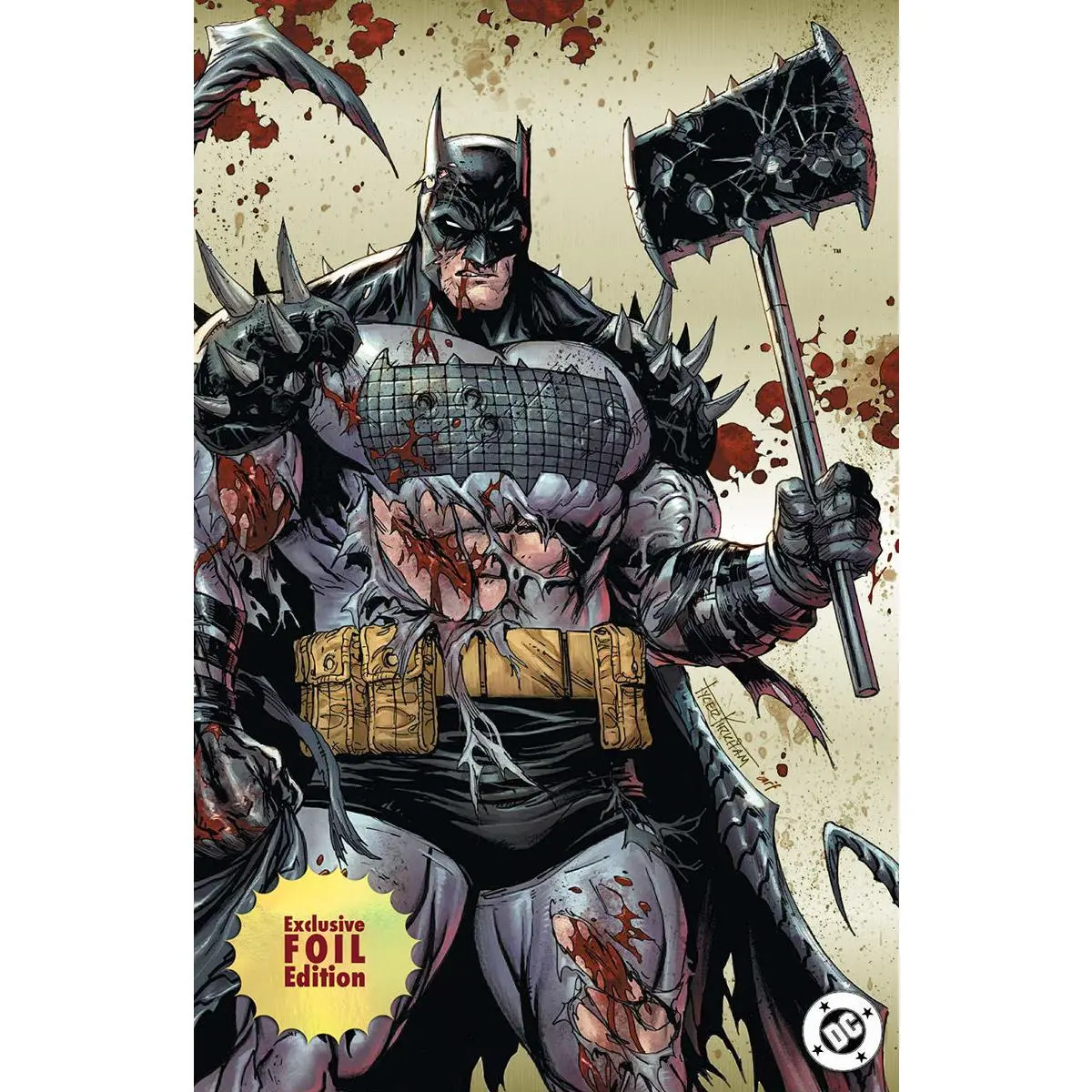 [FOIL] Absolute Batman #18 Comic Book, Tyler Kirkham Megacon 2026 Exclusive CVR B Var, Gotham City Gruesome Theme (03/11/2026)