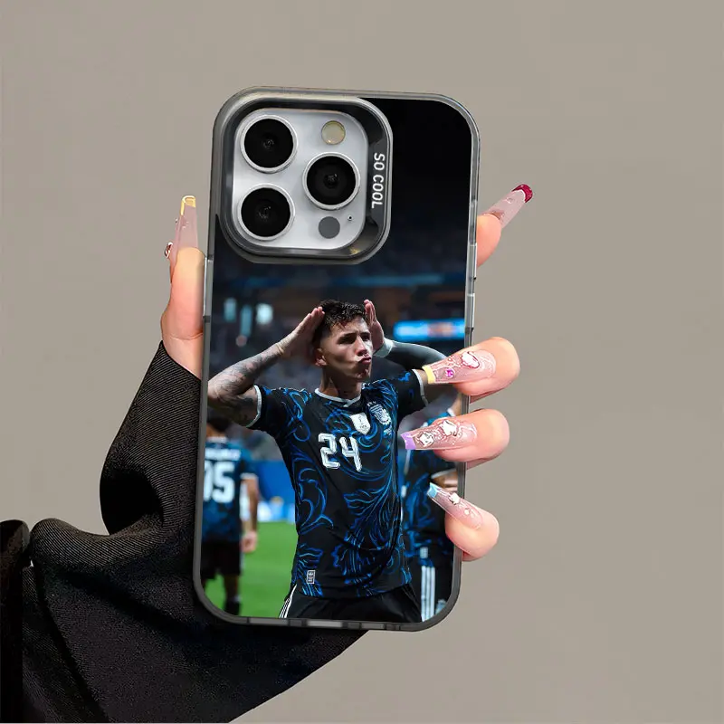 IPhone 17 Promax Enzo Phone Case Anti Drop Protective Case for Iphone 16 15 14 13 12 11 SAMSUNG S26 S25 24 23 22 Plus Acrylic Durable Case With Anti Collision