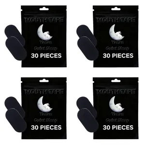 Mouth Tape for sleeping,120Pcs -4 months supply, mouth tape, Pink, gentle, adhesion for better sleep Healthcare 30 Pcs-Black Mouth Tape Gentle Adhesion strong adhesive sleep strip Soft