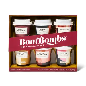 BomBombs Mini Hot Chocolate Mix Gift Set of 6