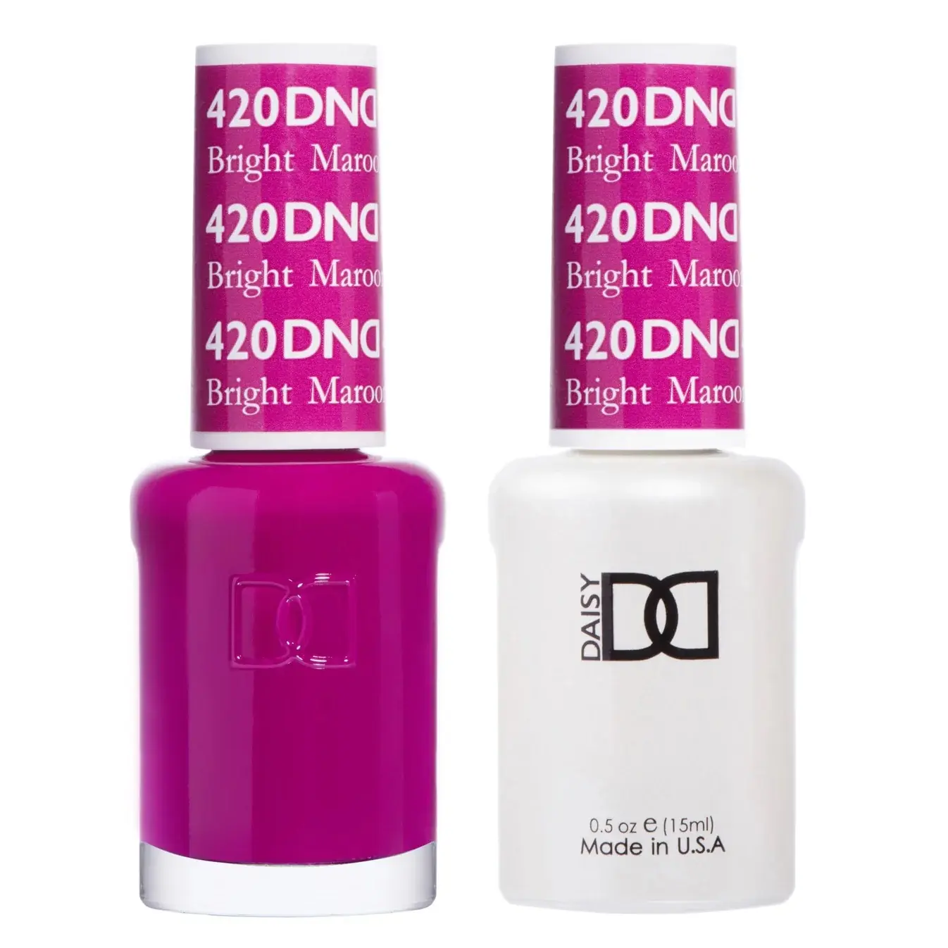 DND - Gel & Lacquer - Bright Maroon - #420
