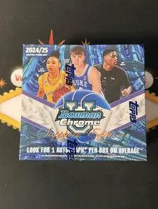 2024/25 Bowman University Chrome Basketball Sapphire Edition Box (Cooper Flagg, Kon Knuppel Auto Chase)