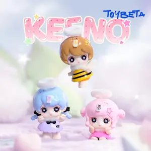OUO Keeno Little Angel Series Mini Beans Blind Bag - 4-Piece Blind Pack Collectible Figurine Set