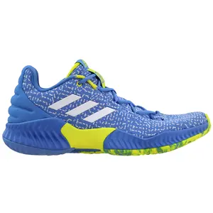 adidas Mens Pro Bounce Low 18 Ingram Basketball Sneakers Shoes - Blue