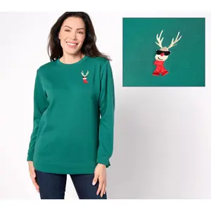Studio Park x Alberti Popaj Women's Holiday Nostalgia Sweatshirt