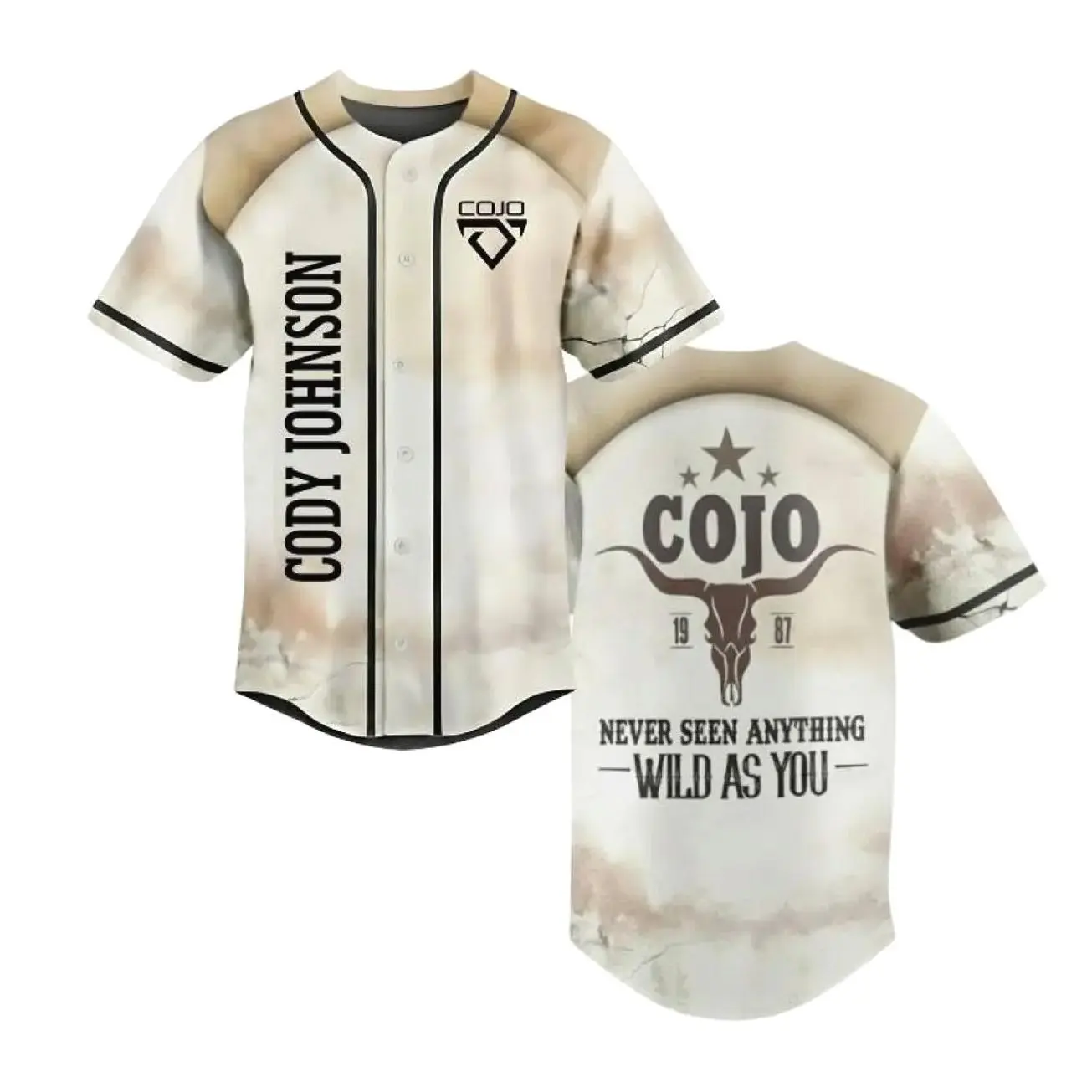 Cody Johnson Country Jersey - Baseball Music Jersey - Gift For Friends, Everyday Basic, Never Outdated, Comfortable Stretch