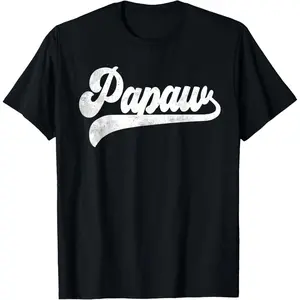 Papaw Gifts Father's Day Papaw T-Shirt Pure Cotton Graphic Tees Menswear Top: Gifts for Men & Women
