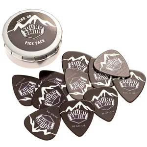 Sound Smith Medium Guitar Picks - 12 pick pack with case
