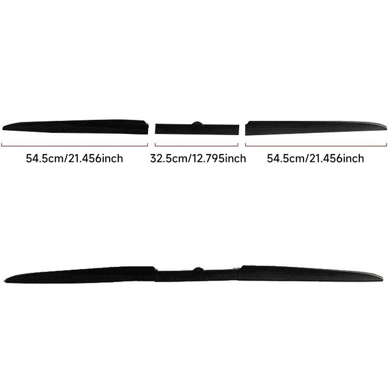 Car Modified Three-section Tail Wing, Adjustable Length Universal Car Rear Spoiler, Car Exterior Accessories