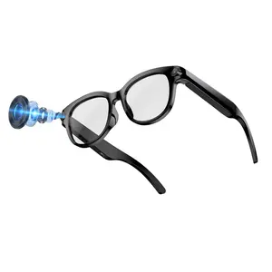 AI Glasses for Men,with 2MP Camera Anti-Shake, Hands-free Video Recording Smart Glasses, AI Real Time Translation, Voice Assistant, Bluetooth Calling, Music Control,290Mah Battery, 39G Lightweight, 2 Lenses, Sports Sunglasses Easy-to-Use Wearable