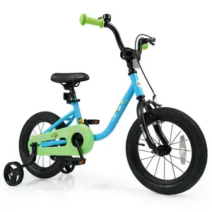 COSTWAY - Kids Bike for 3-7 Years Old Boys and Girls 12/14/16-Inch Children Bicycle Blue-14 Inches