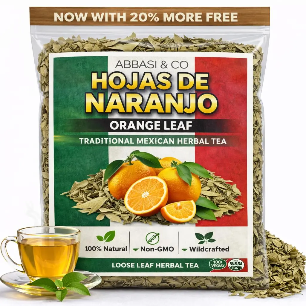 5oz Hojas de Naranjo Hojas de naranja/naranjo Te natural Orange Leaves Herb Herbal Tea Natural Mexican Herb Hierba Wild Crafted IMPORTED FROM MEXICO
