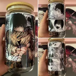 Nagumo Yoichi from Sakamoto Days, Anime Manga Glass Cup 16oz #99