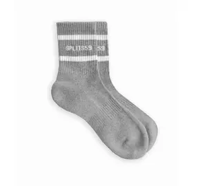 Logo Stripe Quarter Socks