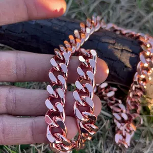 Pure Copper Cuban Link Necklace 24 - Durable and Stylish