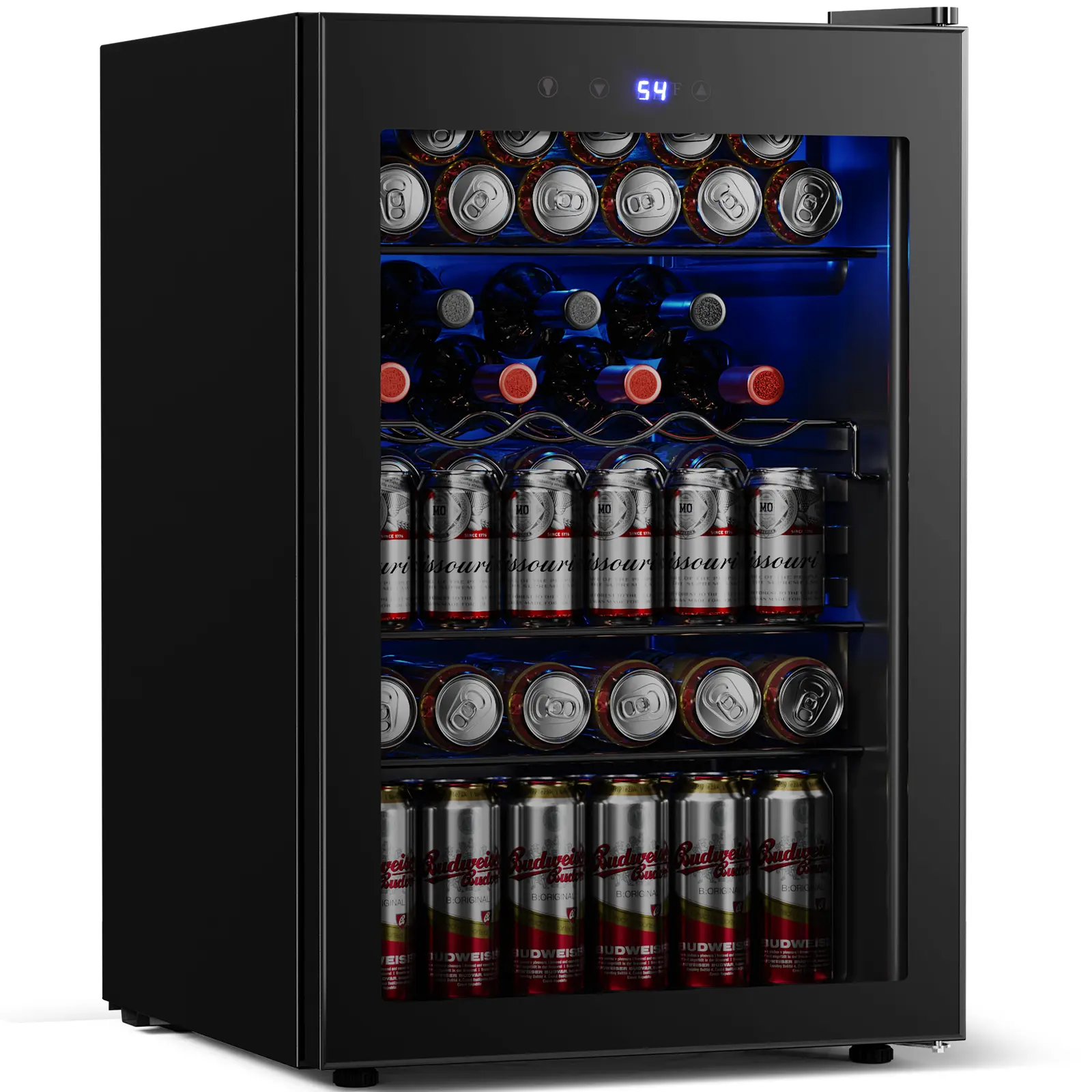 Antarctic Star Beverage Refigerator Cooler -4.4 Cu. Ft. 145 Can Mini Fridge for Soda Beer or wine,with glass door, For Office or Bar with Adjustable Removable Shelves Antarctic Star Beverage Refigerator Cooler -4.4 Cu. Ft. 145 Can Mini Fridge for Soda Beer or wine,with glass door, For Office or Bar with Adjustable Removable Shelves