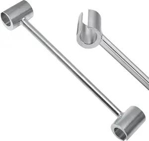 Door Hinge Adjustment Tool, 14-19mm Double Head Heavy Duty Door Hinges Repair Gap Adjusting Wrench Tool for Residential Fire Security Cleanroom Doors (1 PCS)