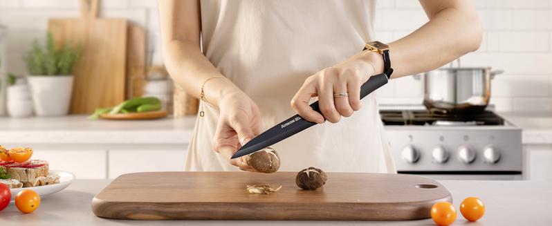 Astercook Kitchen Knife Set with Block, 17 PCS High Carbon Stainless Steel Sharp Serrated Steak Knives Set, Chef Knives, Bread Knife, knives set Astercook Kitchen Knife Set with Block, 17 PCS High Carbon Stainless Steel Sharp Serrated Steak Knives Set, Chef Knives, Bread Knife, knives set