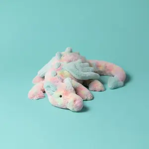 Jellycat Lazulia Dragon Stuffed Animal, Lazulia Dragon Plush Toy, Mythical Plush Toy, Jellycat Lazulia Dragon Soft Plush Toy