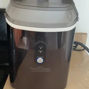 Nugget Countertop Ice Maker with Soft Chewable Ice, 34Lbs/24H, Ice Ready in 5 Mins,  Xbeauty Portable lce Machine with lce Scoop, Self-Cleaning Compact Ice Machine with Ice Scoop & Basket, Water/Ice Full Alerts for Home, Kitchen, Office, Party tiktokshopb