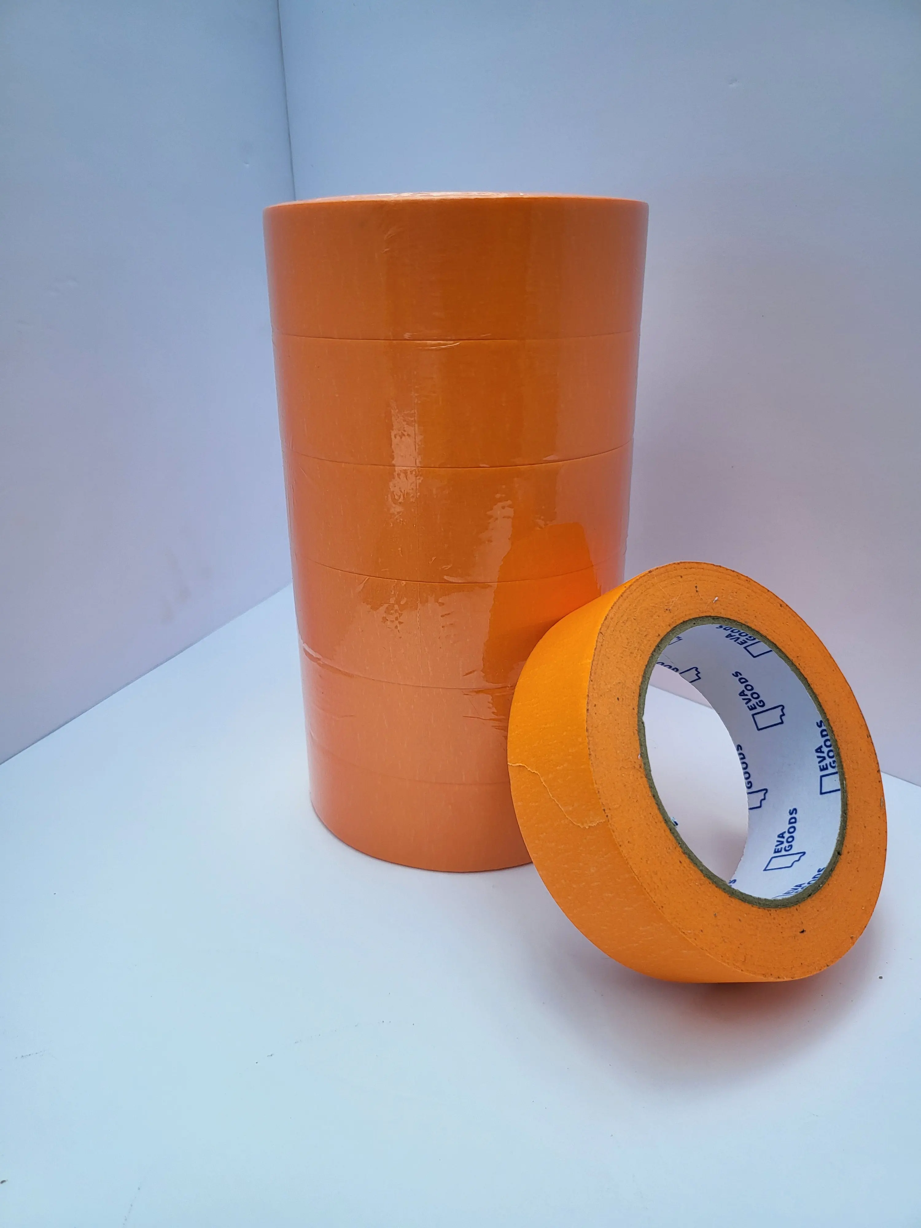 6 Pack 1.41 inches - Orange Tape  Painters tape.