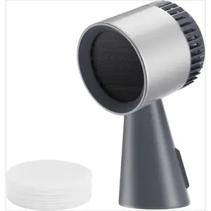 Portable Range Hood for Cooking, 3-Speed Desktop Kitchen Exhaust Fan for Indoor BBQ, Hot Pot and RV, Detachable Filter and Oil Cup, 13pc Cotton Filter