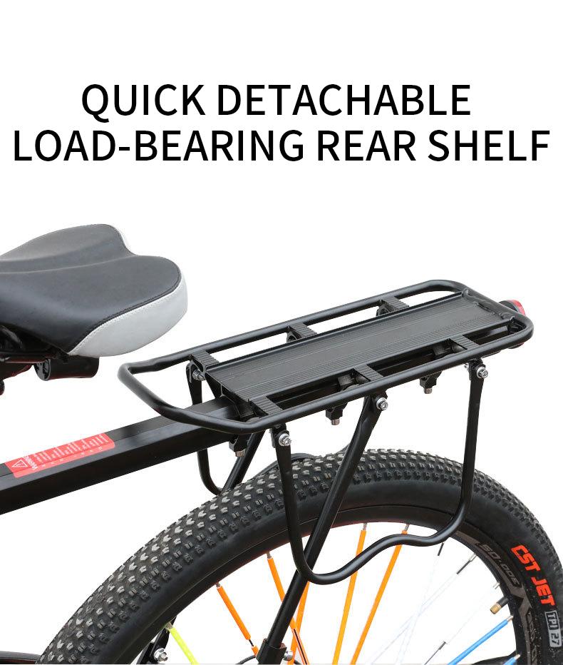 Easy-Install Bike Back Rack for All Your Riding Needs Adjustable Bicycle Rear Luggage Rack Fits Most Bikes outdoor gear versatile cycling accessory bag