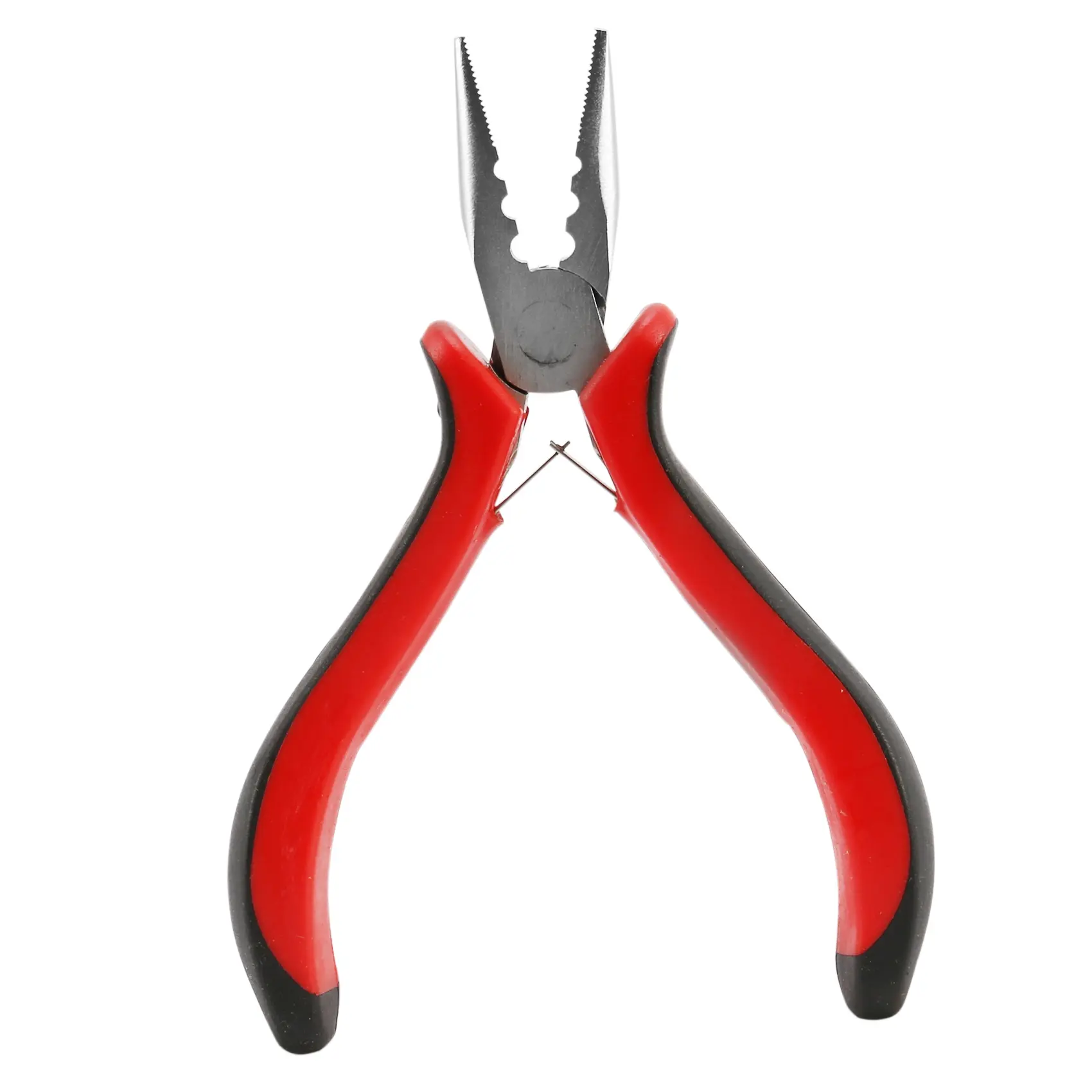 Crimping Pliers - 1 Pack 45 Steel Metal Bead Crimper Tool with Teeth (130mm), Comfortable Use Jewelry Making Tool for Round or Tube Crimps, 5.12x2x17mm Household Appliance Accessory