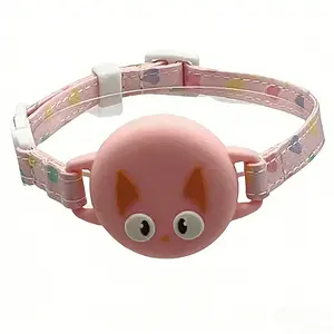 AirTag Cat Collar with Silicone Case – Glow-in-the-dark, Anti-choking, Anti-loss