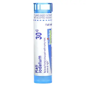 Boiron Kali Iodatum, 30C, Sinus Pain Relief, Approx. 80 Pellets