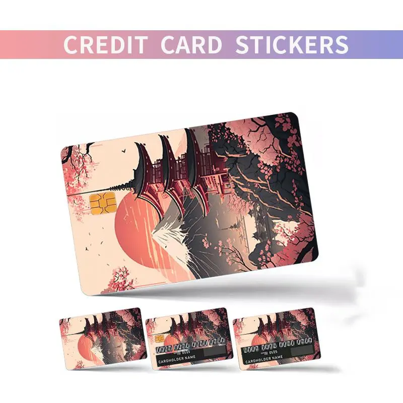 Credit Card Decal Sticker, Waterproof Anti-scratch Card Protector for Credit Debit Transportation Key Card