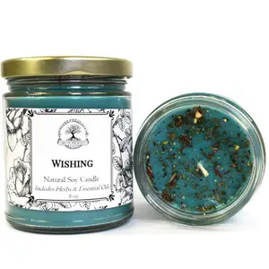 Wishing Soy Spell Candle for Blessings, Special Requests & Obtaining One's Desires | Art Of The Root