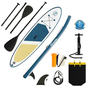 10' Inflatable Ultra-Light Stand Up Paddle Board-Wide Stable Design with Non-Slip Comfort Deck, Complete Premium Accessory Set- Perfect for Lakes, Beaches, Leisure & Outdoor Sports for Youth & Adults