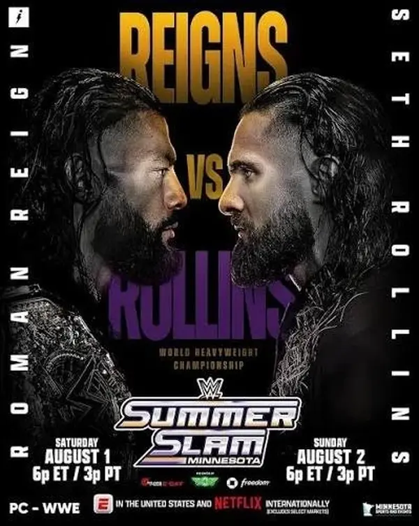 SWWE Summer Slam Minesota August 1 2 2026 World Heavyweight Poster - Poster Print Unframed