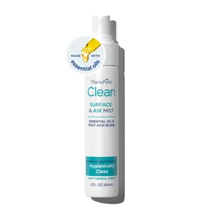 PlaneAire Clean | Travel Size Surface Cleaner and Air Freshener | All Purpose Cleaning Spray | Natural Odor Eliminator | Travel Cleaning Supplies | Room Spray | On the Go Essentials