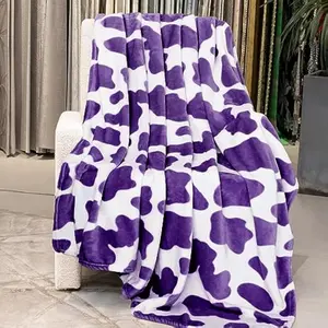 Eyesoul Purple Throw Blanket for Bed - Lavender Soft Fleece for Women, Girls, Teens | Lightweight Bedding & Couch Accessories - Purple Gifts for Birthday, Holidays