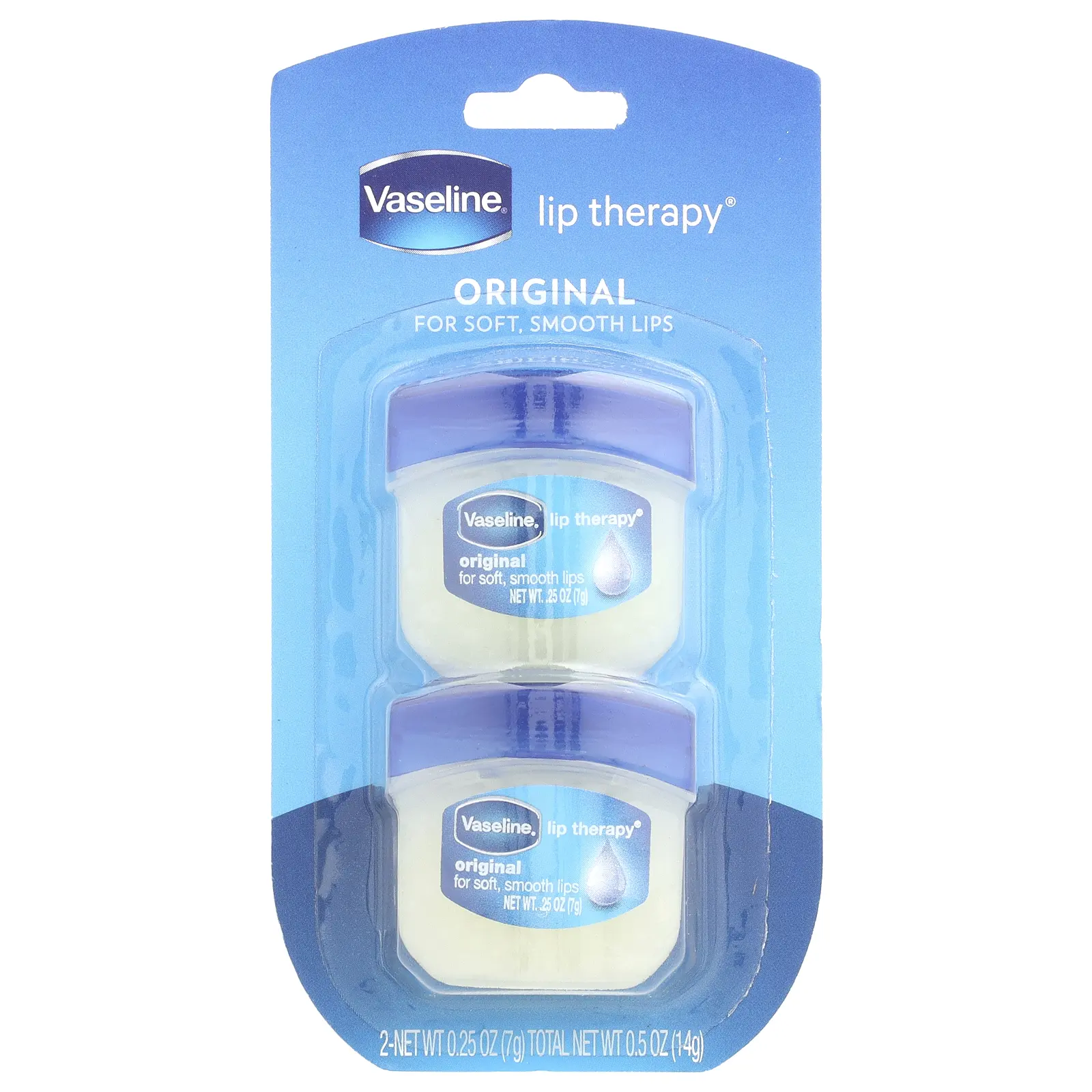 Vaseline Lip Therapy®, Original Lip Balm, 2 Pack, 0.25 oz (7 g) Each Vaseline Lip Therapy®, Original Lip Balm, 2 Pack, 0.25 oz (7 g) Each