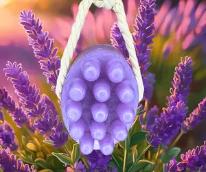 Lavender Sleep Massage Soap Bar | Natural Soap For Skin Hydration & Relaxation | Natural Bar Massage Soap On A Rope soap