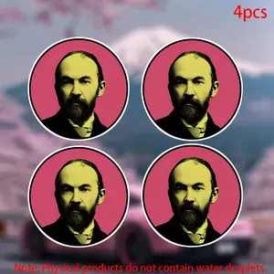 4pcs-Thomas Hardy Sticker-Car stickers for doors, windows, laptops, luggage, furniture and bumpers-durable adhesive vinyl material