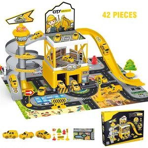 Children's Rail Car Toys, Parking Garage Toy, Race Car Ramp Track Toys Sets Garage, Adventure Track, Back To School Gifts