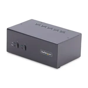 Startech P2DD46A2KVMSWIT 4K 60Hz 2 Port Dual Monitor Display KVM Switch Hub Port