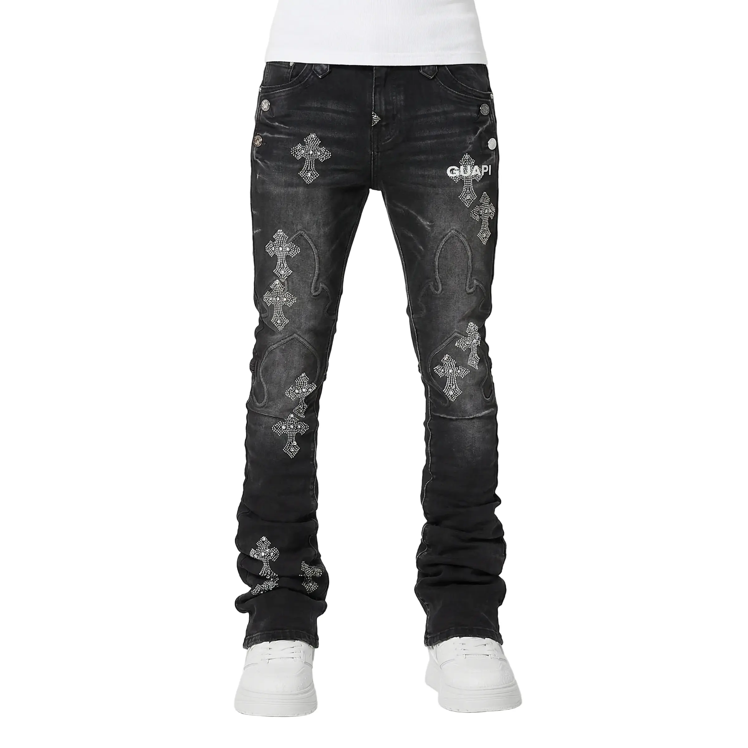 GUAPI OBSIDIAN FADED CROSS DENIM - TikTok Shop