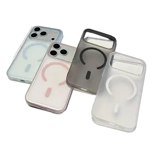 Matte Semi-Transparent MagSafe Phone Case - Shockproof Protective Cover for iPhone17 16 15 14 13 12