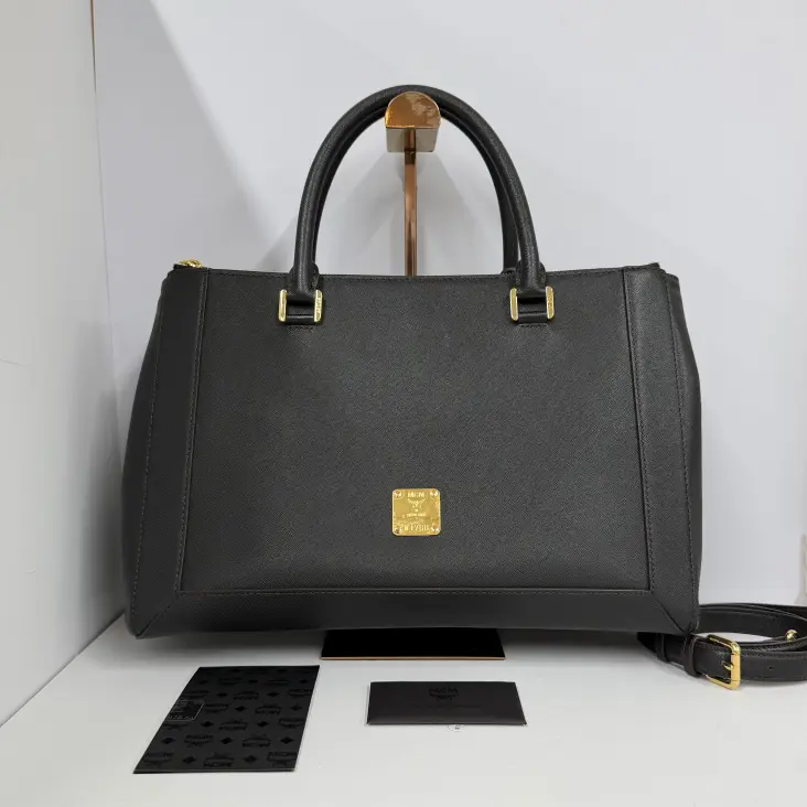 Pre-owned MCM Leather Shoulder Bags 7.8'' R2329 Shoulder Bag C18374347554 0609 T5 Qiqi