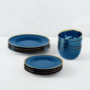 Z Gallerie Cosmo Dinnerware Sets - Sapphire Bowl Cutlery Tableware Plates Glass Z Gallerie Cosmo Dinnerware Sets - Sapphire Bowl Cutlery Tableware Plates Glass